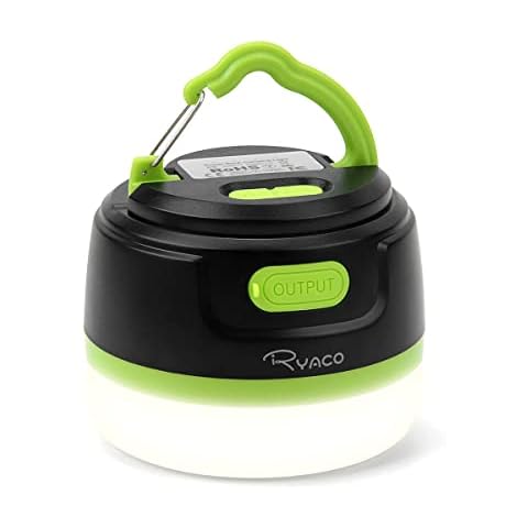 RYACO Campinglampe LED Camping Laterne USB Aufladbar 5200mAh mit Eingebauter Starker Magnet IP66 Wasserdicht Cover