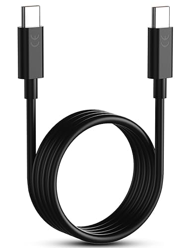 Image of USB C to USB C Charging Cable for Motorola Smartphones, Fast Charge Support & Stable Data Sync Compatible with Moto G, Edge, Tablets & Type C Devices (Free Cable Protector)