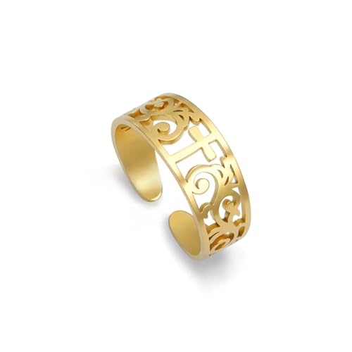 Bague sonnet chrétien en argent pour homme et femme