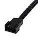 OPSFALCON 2 Pack SATA to 3 Pin / 4 Pin PMW 12V PC Case Fan Power Adapter Cable, 3-Pin or 4-Pin (PWM Connector) to 15 Pin SATA Computer Cooler Cooling Fan Power Cable