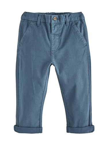 NEXT Jungen Chinohose mit Stretch Blau 80-86