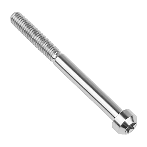 Image of Titanium Torx Square Head M6 x 10 15 20 25 30 35 40 45 50 60 65 70 80mm Screw Pack of 5 (Normal Titanium, M6x70mm)