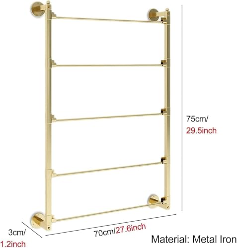 Support Vertical pour Serviettes et Solution Anti-Froissement de Placard
