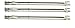3 Pack Stainless Steel Burner for Strada STRD3, STRD4R, Weber 300043 & Ducane Home Depot Gas Grill Models