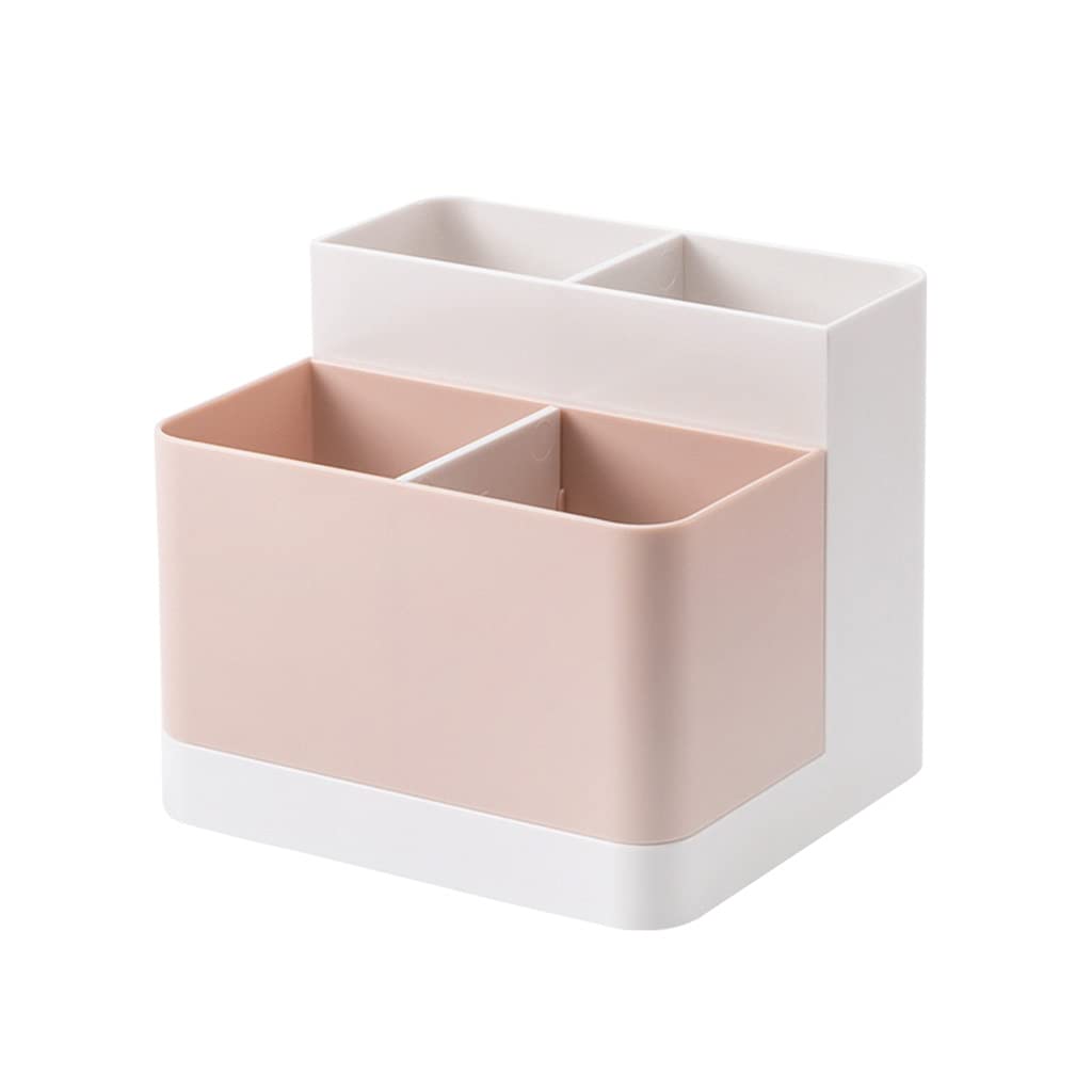 Yhplxyuus Simple Practical Pen Holder Pencil Container for Creative Pencil Holders Decorative Cosmetics Storage Box for Student Wo Cosmetics Organizer for Countertop Corner Large