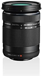 Olympus M.Zuiko Digital ED 40-150 mm F4-5.6 Lens, Telephoto Zoom, Suitable for All MFT Cameras (Olympus OM-D & PEN Models, Panasonic G Series), Black
