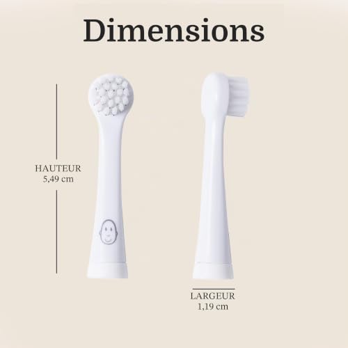 Matchstick Monkey Têtes de rechange pour brosse à dents Baby – vue 6