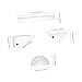 VILLCASE Math Ruler Protractor Triangle Set 20cm Geometric Set Professional Measuring Tool for Architects Engineers Students