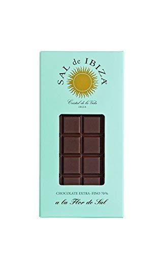 Zartbitterschokolade 70 % mit Sal de Ibiza 80g. Sal de Ibiza. 12 Stk.
