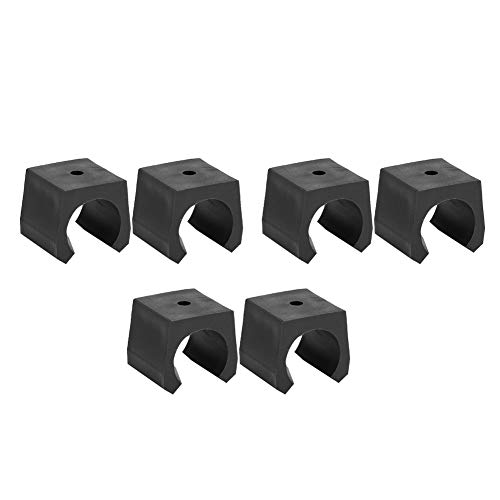 10 Clip Portacanna Da Pesca E Portastecca Da Biliardo – Supporto A Muro In Plastica 17/24 Mm
