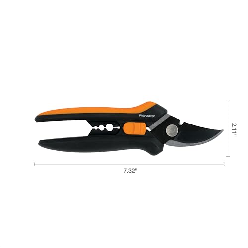 Image of Fiskars Floral Bypass Pruning Shears, Garden Clippers for Deadheading, 10.75 x 3.88 inches (Pack of 6)