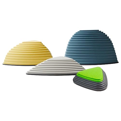 Hügelkuppen-Set Nordic, inkl. Federnder Fluss-Stein, 4-tlg.