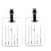 Carolines Treasures 8831BT 4 x 2.75 in. Pair of Wood Duck Luggage Tag