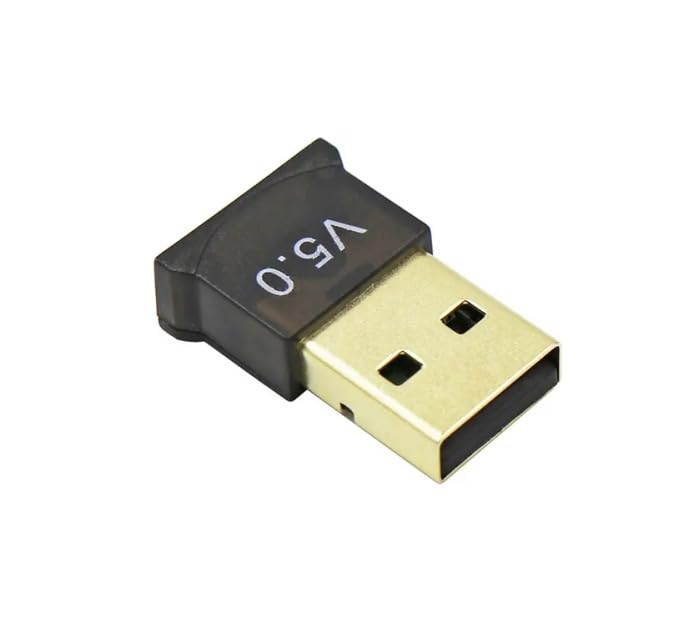Image of USB Bluetooth Adapter - BT Version 5.0 Receiver Dongle, Long Range Connector for Windows PC Laptop Desktop Device