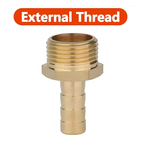 Conector de latón para riego de jardín y manguera de 4mm 3