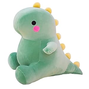 Cute Dinosaur Plush Toys, Fat Dinosaur Stuffed Animals Toys Dolls, Dinosaur Plush Toy Soft Stuffed Animal Dino Plushies Doll Cute Birthday Gifts for Kids Girls Boys (green,8in)