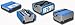 Flip-Box Mini ICELESS Insulation Box Blue - Fits 12 Cans, Collapsible, Lightweight, Portable – Great for a Lunch Box, Parties, Picnics, Camping, Beach, Tailgating, Fishing, Hunting, Boating and More!