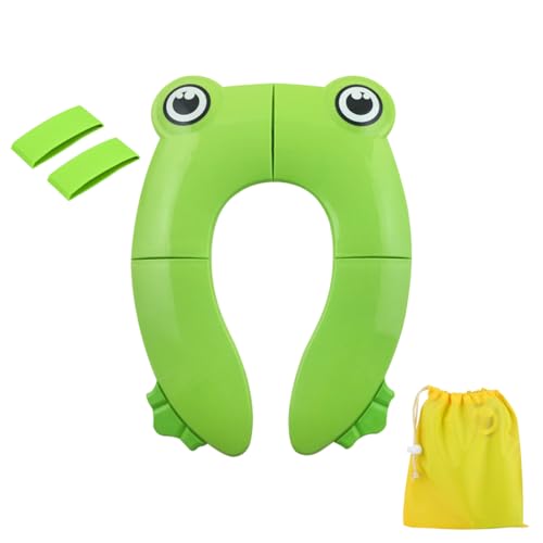 asiento de inodoro para niños,Asiento de inodoro plegable para niños,Plástico Infantil Adaptador WC,Con bolsa de almacenamiento,para reductor de asiento de entrenador de inodoro niños