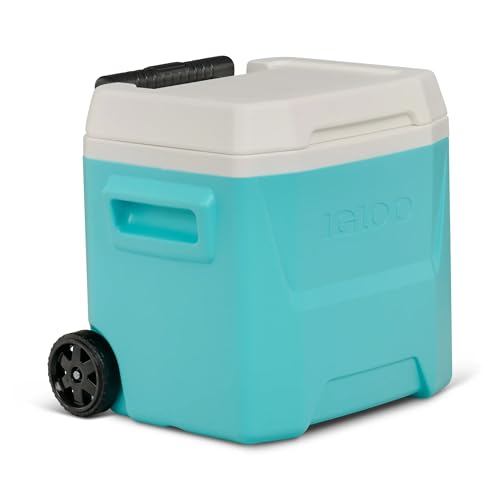 Image of Igloos Cooler Hard-Sided Ice Chest, Insulated Portable Cooler, Heavy-Duty, Leak-Resistant Lid, Lightweight Ergonomic Handle