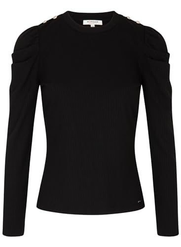 Morgan 232-tmagie Camiseta, Negro, S para Mujer