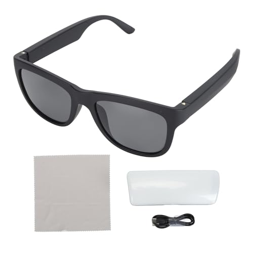 JAOCDOEN Music Sunglasses Smart Glasses V5.0 EDR Touch Control Sports Music Sunglasses with Lens for Outdoor Fishing Cycling