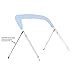 Eevelle Bimini Rear Support Poles | Includes Mounting Hardware | Bimini Cover | Heavy Duty | 39 inch Frame | 46 inch Frame | 54 inch Frame | Set of 2