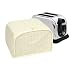 RITZ Polyester / Cotton Quilted Two Slice Toaster Appliance Cover, Dust and Fingerprint Protection, Machine Washable, Natural