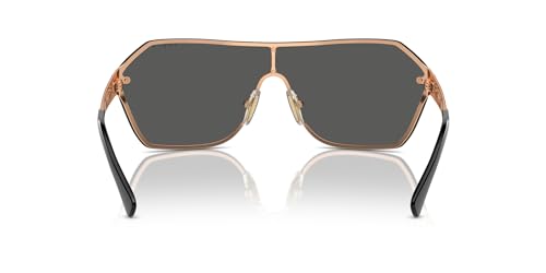 Vogue Eyewear VO4302S Sunglasses, Rose Gold/Dark Grey, 41 mm4