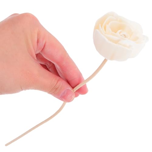 Set 2 piezas difusores florales de ratán con aroma miniatura 4