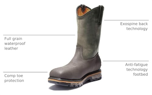 Image of Timberland PRO True Grit Pull On Composite Safety Toe Waterproof