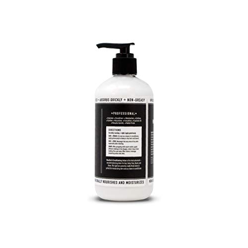 Woodlee’s By Men’s Ultimate Grooming – All In One Conditioning Lotion - Men’s Leave In Conditioner - Hair & Body Moisturizer – Shave And After Shave Lotion - Infused With Coconut Oil & Tea Tree Oil - Non Greasy (12 Oz) #TOP2