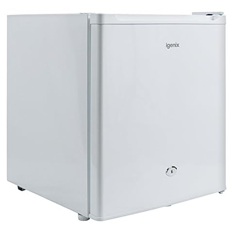 Igenix IG3751 Table Top Mini Freezer with 35 Litre Capacity, Ideal for Additional Freezer Space with 1 Shelf, Reversible and Lockable Door, White Cover