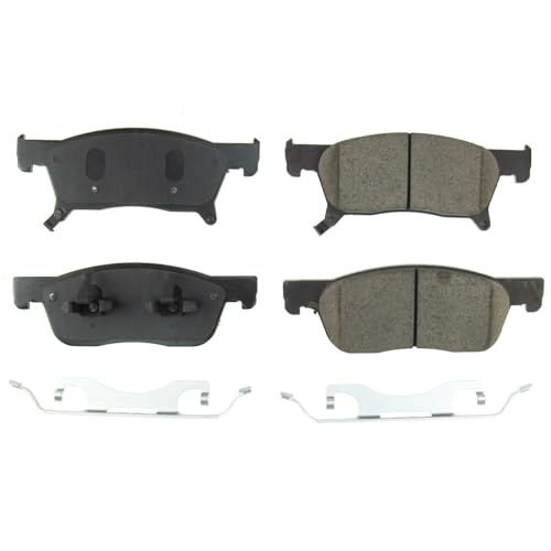 Image of PowerStop Front Brake Pads for Subaru Ascent 2019-24 - Z17 Ceramic Brake Pads with Installation Hardware, 17-2170