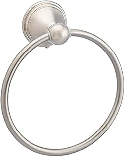 Amazon Basics Modern Towel Ring - Satin Nickel
