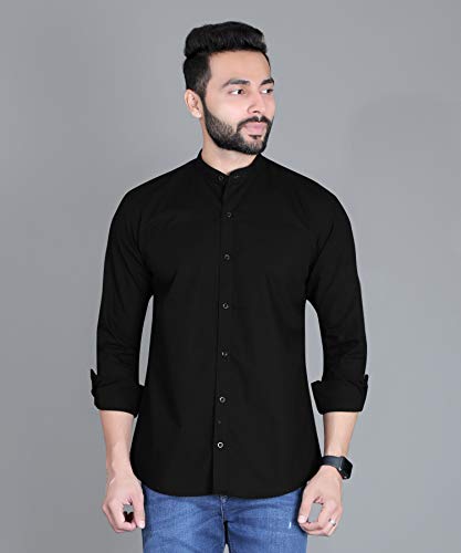 Image of FIFTH ANFOLD Men's Striped Slim Fit Shirt