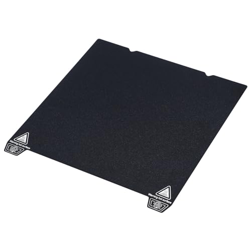 MasYosh Double Sided Textured PEI Sheet, Magnetic Spring Steel Build Plate with Frosted Effect for Ender 3 S1 3D Printer
