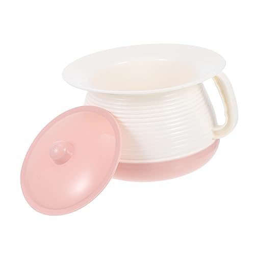 MOLUCKFU 1 Set Plastic Urinal Pot Lid Children Chamber Pot Portable Adults Spittoon Patient Night Urinal