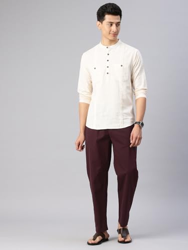 Image of Majestic Man Men Mid Rise Comfort Fit Solid Pure Cotton Casual Style Lounge Pants