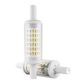 R7S 78mm LED Bulb 8W, Dimmable J Type Double Ended Flood Light(80W Halogen T3 Replacement), 120V 800 lm, Wall Security Floor Standing Torchiere Lamp for Work and Home, Pack of 2(4000K Natural White)