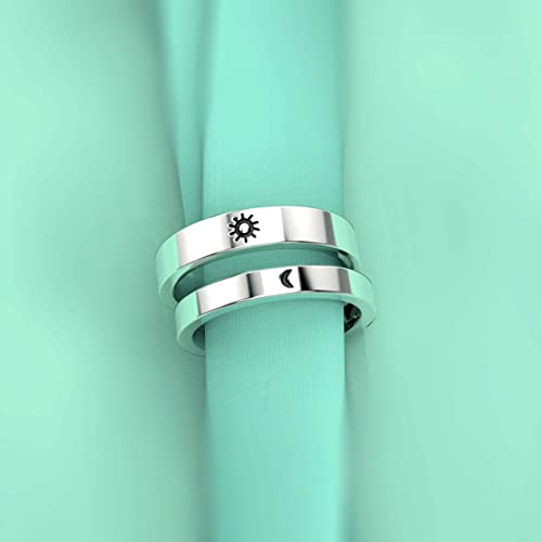 Docowa Anelli abbinati per ragazze adolescenti