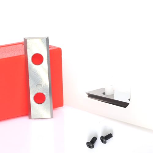 Sinoprotools Wendeplatten Wendemesser,9X30X1.5mm 4-Schneidkanten 2 Stück Ersatzklingen,für Wendeplatten Bündigfräser(als Ersatz), Austauschbare Hartmetall-Wendemesser, für Holzfräser, Hobelfräser