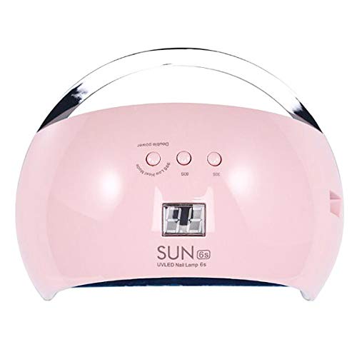 Portable Nail Curing Lamp Led Nail Dryers for Gel and Regular Polish with Sensor for Acrylic Nails, Nail Dryer Light Curing Lamp (pink)