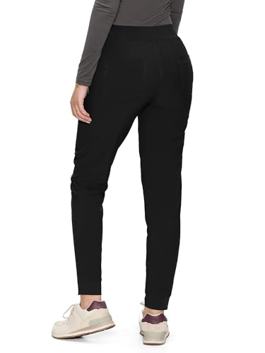 COZYFIT Medical Scrub Pants for Women - Soft Stretch,Drawstring Jogger Pants with 5 Pockets3