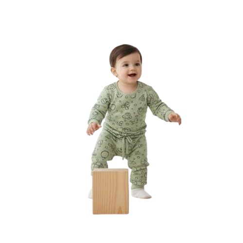 Baby Bamboo Cotton Printed Cord Set | Ultra Soft Full Sleeve Top & Pyjama Set for Infants & Toddlers | Breathable, Skin Friendly & Eco-Friendly Kids Wear-image-28