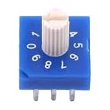 Drehgeber R9310R7H-X 0-9, digitaler BCD-Codierung, Drehschalter, 10-Bit-Stecker, mit Griff, 7 mm Stecker, 1 Stück