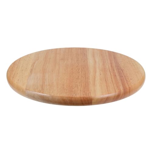 Angoily Asiento Redondo para Taburete Asiento De Reemplazo De Taburete Redondo De Madera Maciza 14 Pulgadas Superficie Lisa Ergonomía Mejorada para Restaurantes Bares Y Hogar Repuesto