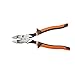 Klein Tools 2138NEEINS Slim Handle Insulated Side Cutter Pliers, Streamline New England Nose with Knurled Jaws, 8-Inch
