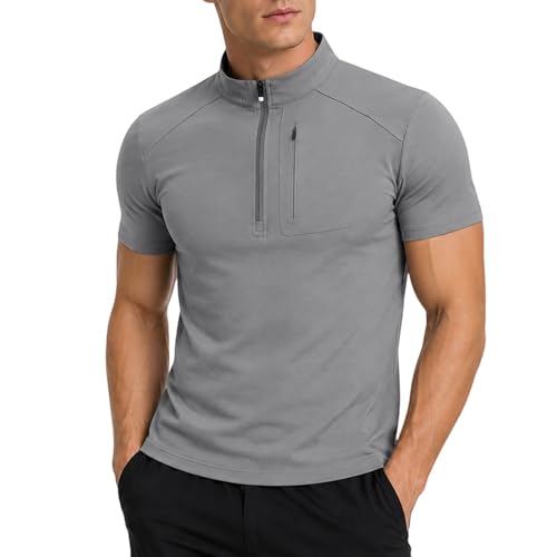 T-shirt d'été homme respirant idéal pour le jogging et le camping