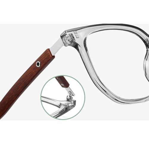 Monturas de gafas de bloqueo para computadora cuadradas sin receta Noir 5