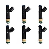 TRQ Port Fuel Injector Set of 6 Compatible with Ford Ranger Mazda B3000 V6 3.0L